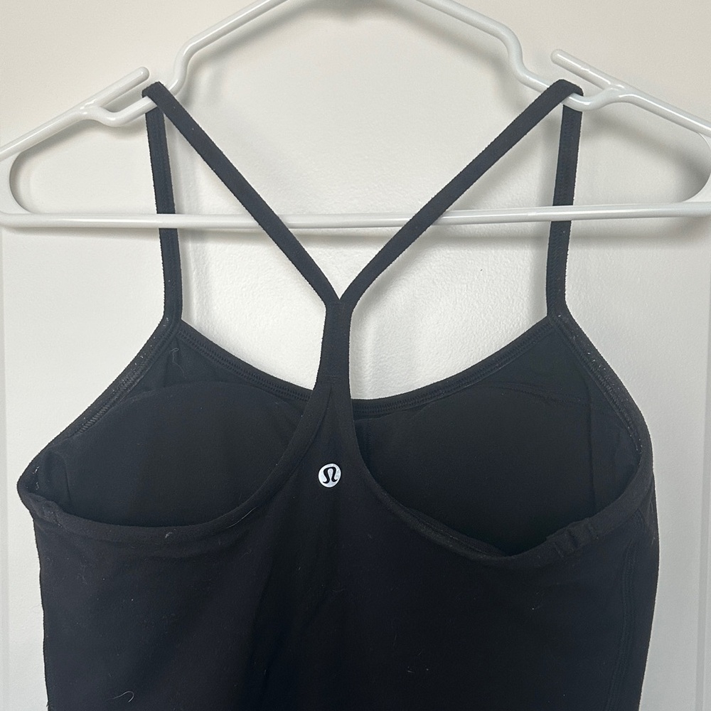 Lululemon Black Power Y Strappy Tank Top size 8